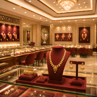 Gold & Diamond Store Counter